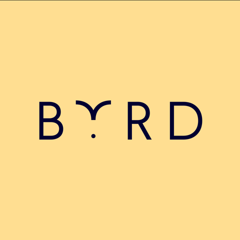 byrd logo-black text yellow square@10x
