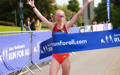Fun-runners, fundraisers and club runners cross the finish line at the 2022 Nottingham 10K