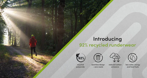 Runderwear: 100% performance. 100% chafe-free. Now 92% recycled.