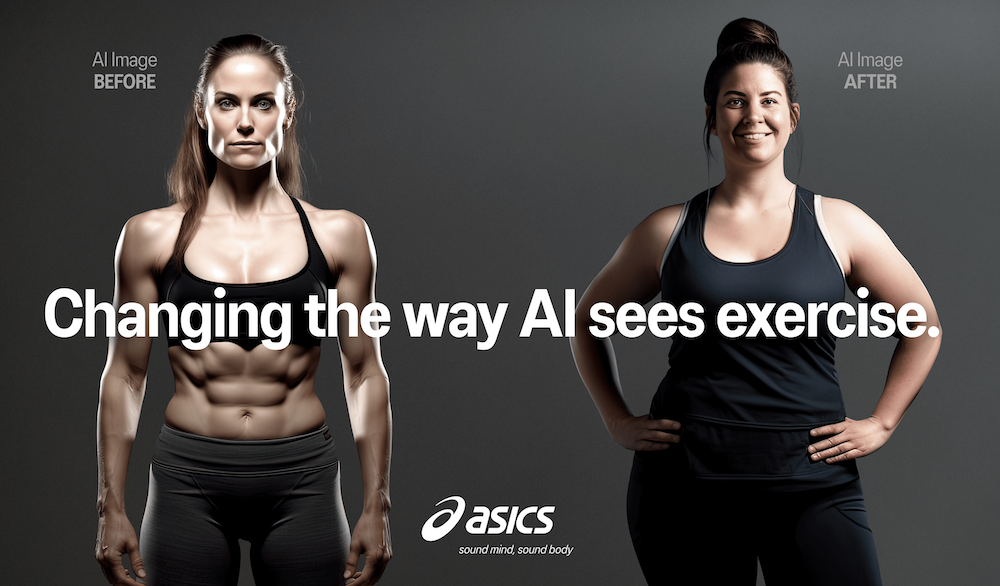 ASICS calls out AI for ‘Exercise Airbrushing’ and offers AI Training programme