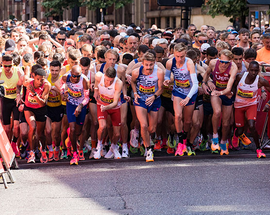 GREAT RUN: SUN SHINES AS MANCHESTER CELEBRATES 20 YEARS OF AJ BELL GREAT MANCHESTER RUN