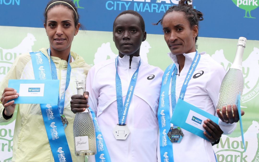 Belfast City Marathon: Kemboi & Jepkemei claim victory at 42nd Moy Park Belfast City Marathon