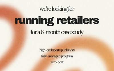 Avelon: Looking for 3 x multi-brand running retailers for next round of affiliate programs
