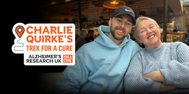 Alzheimer’s Research UK: Pauline Quirke’s son treks for a cure