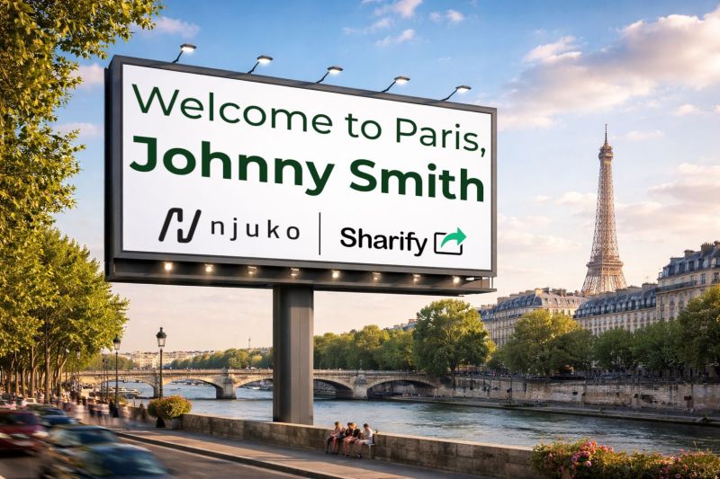 njuko announces integration of Sharify by Tigertech