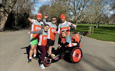 Muscular Dystrophy UK: Taking part in TCS London Marathon thanks to specialist wheelchair