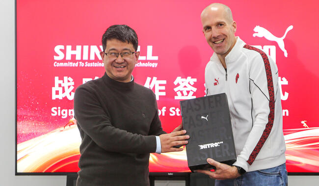 PUMA teams up with Shincell to develop next generation of running foam technology NITRO™